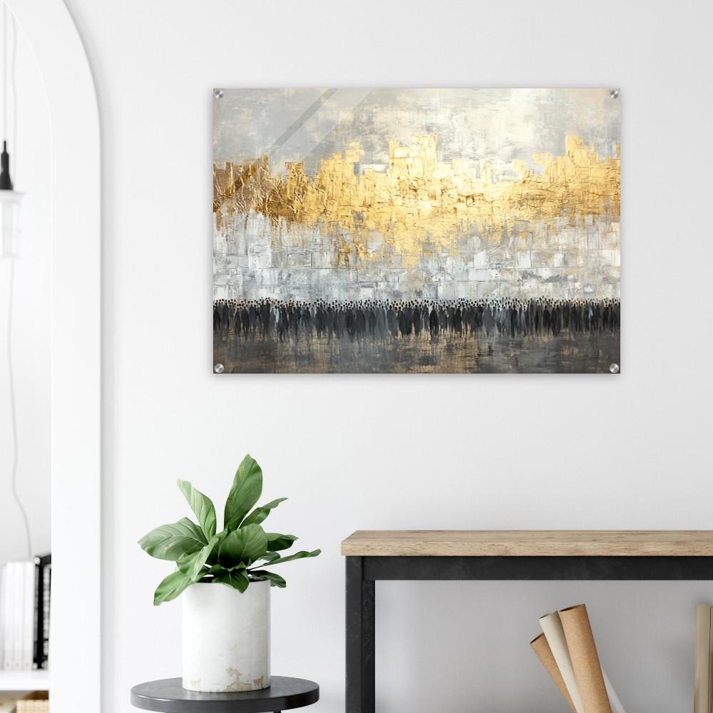 Western Wall (Kosel) Acrylic Judaica Wall Art - Large (40" x 28")