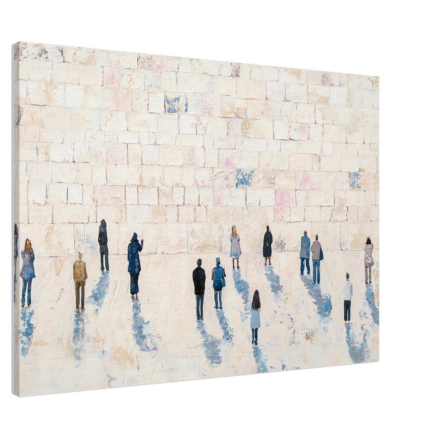 Western Wall (Kosel) Acrylic Judaica Wall Art - Large (40" x 28")