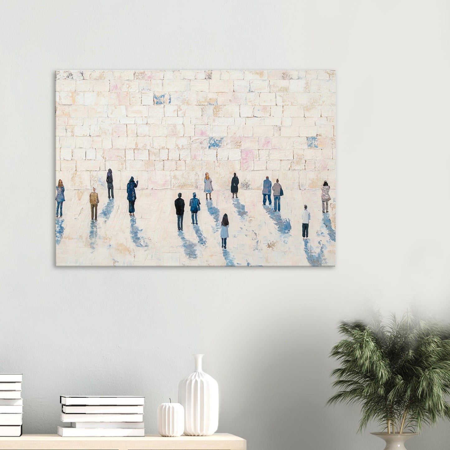 Western Wall (Kosel) Acrylic Judaica Wall Art - Large (40" x 28")