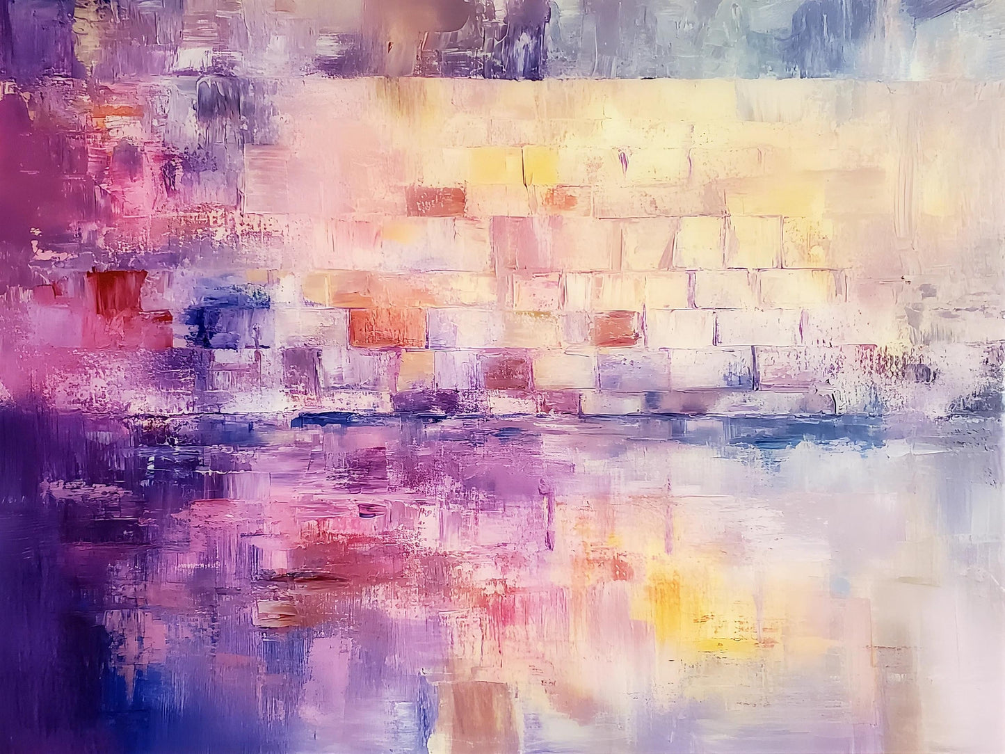 Western Wall (Kosel) Acrylic Judaica Wall Art  - Large (40" x 28")